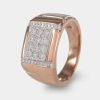 Joyeria Joyeria La Esmeralda Anillos Para Hombre | Anillo De Caballero Con Diamante A48D-Mr18228R