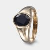 Joyeria Joyeria La Esmeralda Joyas Para Hombre | Anillo De Caballero Con Zafiro Ah2C-Eca7A-Zaf