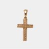 Joyeria Joyeria La Esmeralda Cruces Y Cristos | Cruz Diamantada Oro Amarillo 14K Pq8C-Cr2005