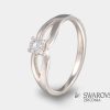 Anillos De Compromiso Joyeria La Esmeralda | Promocion! Anillo De Compromiso Con Zirconia Swarovski Am6C-1059B