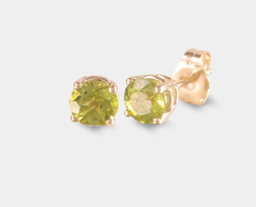 Joyeria Joyeria La Esmeralda Aretes | Aretes Oro Amarillo Con Peridoto Fh2C-Strd5Mma-Pe