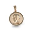 Joyeria Joyeria La Esmeralda Medallas | Medalla Redonda Madonna 14K M4Xc-000.06765-A