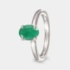 Joyeria Joyeria La Esmeralda Anillos Para Dama | Anillo Con Esmeralda Ah2C-E228B-Esm