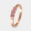 Joyeria Joyeria La Esmeralda Anillos Para Dama | Churumbela Con Zafiro Rosa Ah2C-Ch5R-Zar