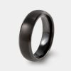 Bodas Y Argollas Joyeria La Esmeralda | Argolla De Matrimonio De Tungsteno Negro K3Fw-Rtn506