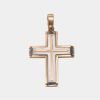 Joyeria Joyeria La Esmeralda Cruces Y Cristos | Cruz Oro Combinado 14K N4Xc-699-00068