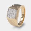 Joyeria Joyeria La Esmeralda Anillos Para Hombre | Anillo De Caballero Con Diamante A48D-Mr18925A