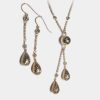 Bodas Y Argollas Joyeria La Esmeralda | Juego Gargantilla Y Aretes Gota J5Nc-141706-141716