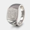 Joyeria Joyeria La Esmeralda Anillos Para Hombre | Anillo De Caballero Con Diamante A48D-Mr17429B