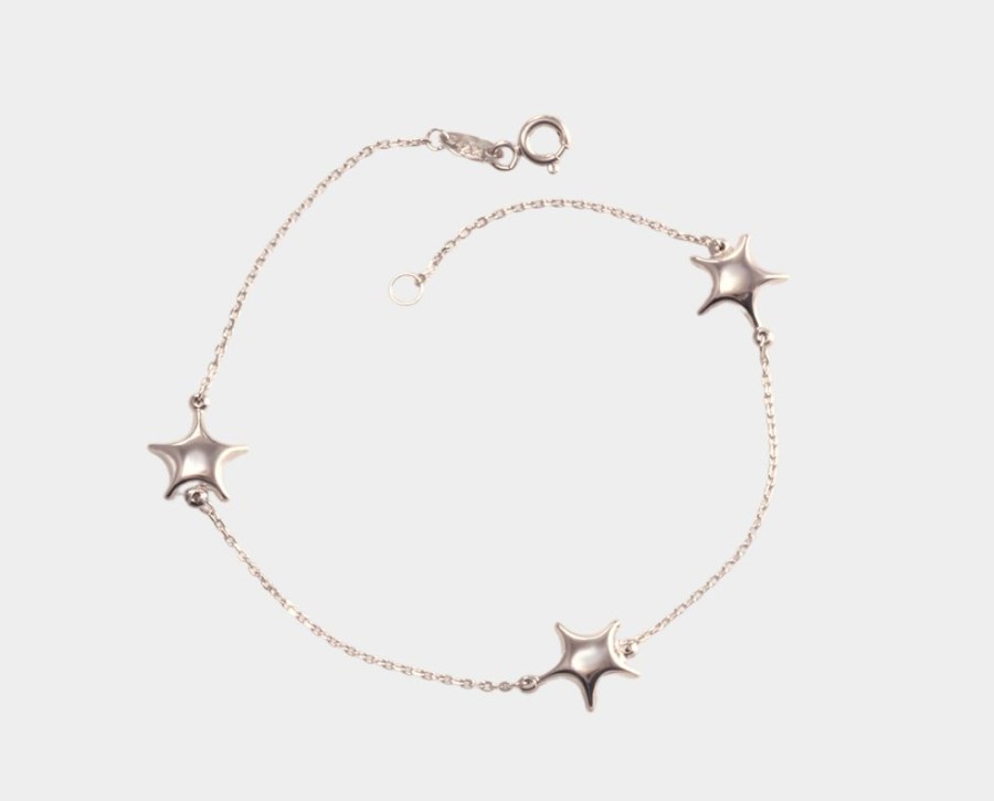 Joyeria Joyeria La Esmeralda Brazaletes Y Esclavas | Pulsera De Dama Diseno Estrella E4Xc-308-00055B