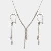 Bodas Y Argollas Joyeria La Esmeralda | Juego De Gargantilla Y Aretes Esferas Chicas J5Nc-Enb1250-B