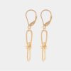 Joyeria Joyeria La Esmeralda Aretes | Aretes Largos Oro Amarillo 14K F5Nc-Vx5Ste14513-Dc