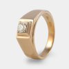 Joyeria Joyeria La Esmeralda Anillos Para Hombre | Anillo De Hombre Con Diamante Ah2C-Eca2A