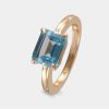 Joyeria Joyeria La Esmeralda Anillos Para Dama | Anillo Con Topacio Azul Ah2-Pc89A-Bt