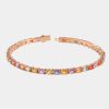 Joyeria Joyeria La Esmeralda Brazaletes Y Esclavas | Brazalete Para Dama Con Zafiro Multicolor