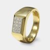 Joyeria Joyeria La Esmeralda Anillos Para Hombre | Anillo De Caballero Con Diamante A48D-Mr21657A