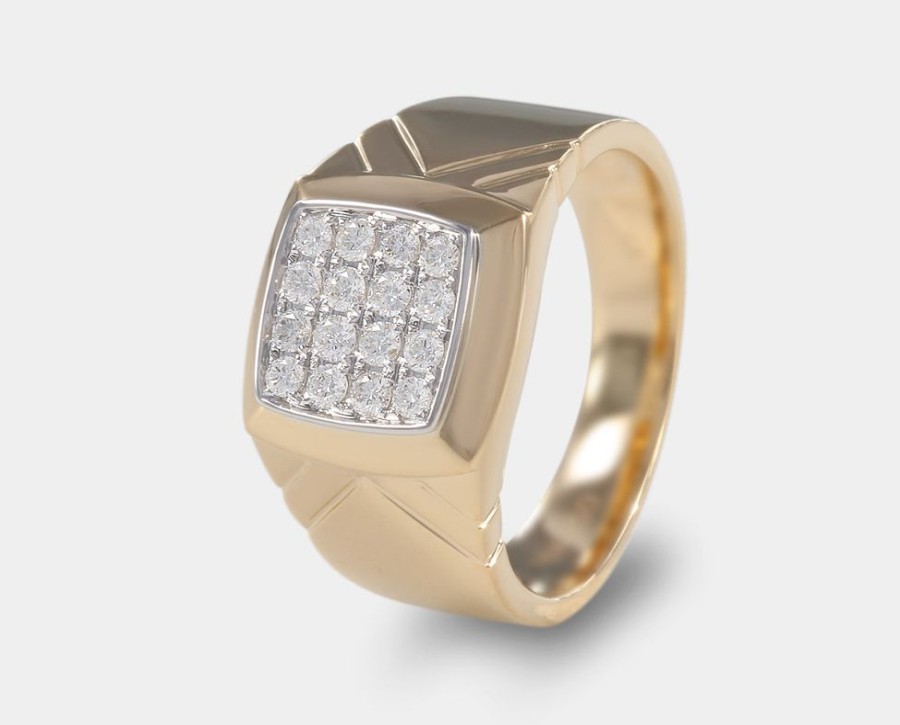 Joyeria Joyeria La Esmeralda Joyas Para Hombre | Anillo De Caballero Con Diamante A48D-Mr18925A