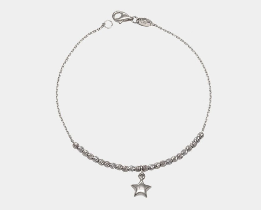 Joyeria Joyeria La Esmeralda Brazaletes Y Esclavas | Pulsera De Dama Con Dije Estrella E4Xb-139-03218-B