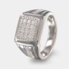 Joyeria Joyeria La Esmeralda Joyas Para Hombre | Anillo De Caballero Con Diamante A48D-Mr18227B