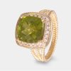 Anillos De Compromiso Joyeria La Esmeralda | Anillo Con Peridoto Y Diamantes