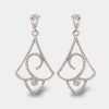 Joyeria Joyeria La Esmeralda Aretes | Aretes Largos Con Diamantes